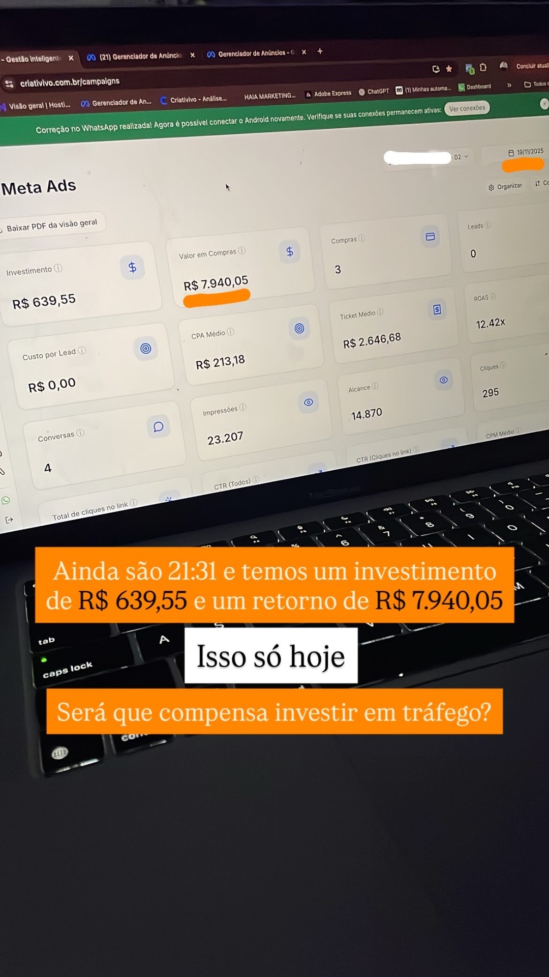 Resultado de campanha 7